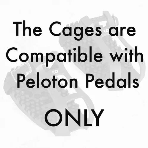 Vista 2 de CyclingDeal Solo jaula de clips para dedos de bicicleta – Compatible con adaptadores de pedales Peloton Bike & Bike+ – Convierte pedales Look Delta
