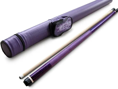 Vista 10 de 49% de descuento en oferta - Champion ST Irish Wrap Purple Maple Pool Cue, eje de arce de 58 pulgadas, junta de taco de 5/16 pulgadas x 18