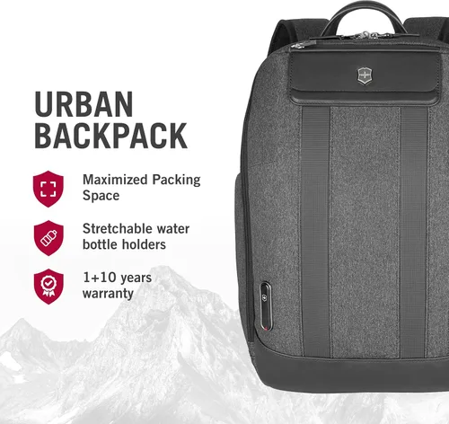 Vista 4 de Victorinox Arquitectura Urban 2.0 City Mochila en gris, Gris