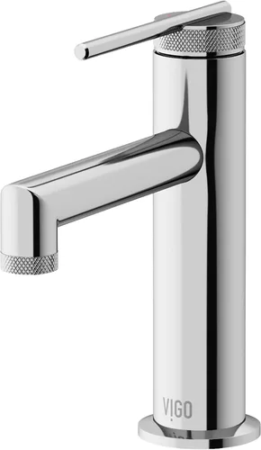 Vista 15 de VIGO Sterling 7 '' H Grifo de baño de un solo orificio con mango en níquel cepillado-VG01049BN