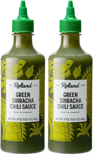 Vista 10 de Roland Foods Salsa de chile verde Sriracha, comida importada especial, 17 onzas, paquete de 1