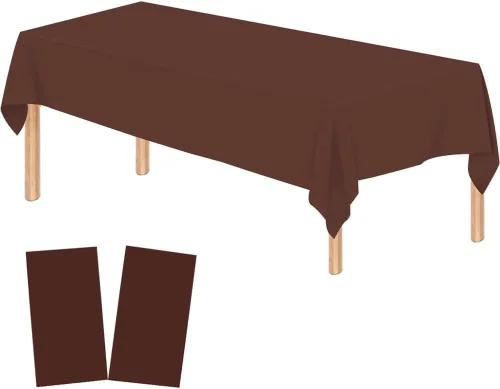 Vista 7 de Paquete de 2 manteles de plástico desechables, manteles de plástico para barbacoa, picnic, cumpleaños, bodas, fiestas, impermeables y a prueba