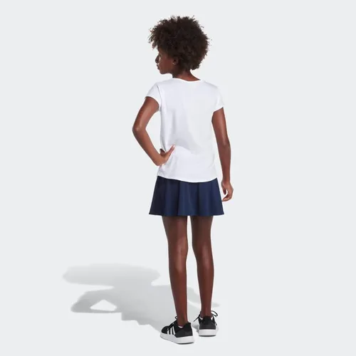 Vista 2 de Adidas Falda de tenis de punto con volantes de 3 rayas para niñas