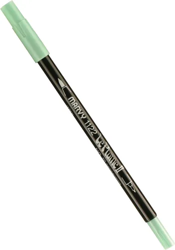 Vista 90 de Uchida 1122-C-3 Marvy Extra Fine Tip Le Plume II Rotulador de doble punta, azul