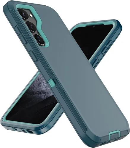 Vista 11 de Gurible - Funda para Samsung Galaxy S21 Plus, protección resistente de 3 capas, a prueba de golpes, a prueba de polvo, antiarañazos, con cubierta