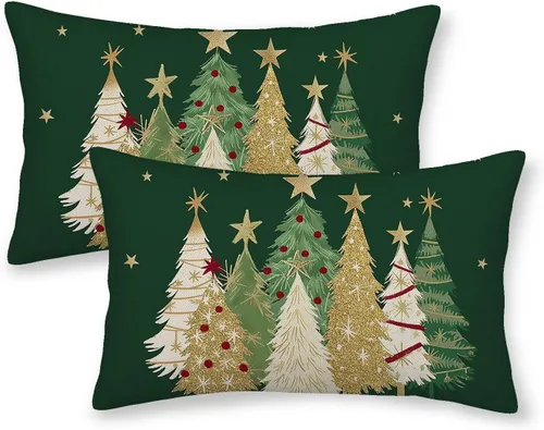 Vista 48 de Juego de 2 fundas de almohada de Halloween de 16 x 16 pulgadas, fundas de almohada de murciélagos negros y crema, fundas de cojín decorativas