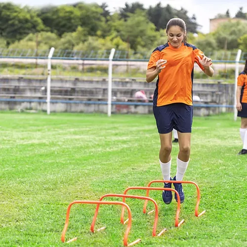Vista 7 de YXXSDP Escuadrón deportivo profesional de entrenamiento de velocidad y agilidad de 9, 12, 20, 24 pulgadas, equipo de práctica deportiva para clase PE