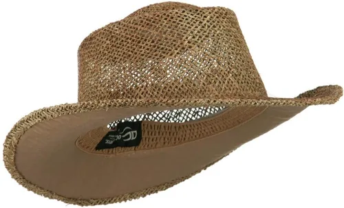 Vista 4 de Outdoor Sombrero de jugador de paja de hierba marina