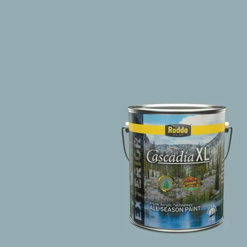 Vista 82 de Rodda Paint CASCADIA XL Pintura e imprimación satinada para exteriores en uno, cuarto de galón, azul playa norte