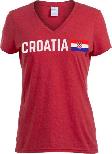 Vista 46 de Nations of the World - Camiseta con cuello en V para mujer