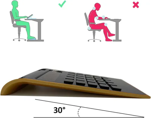 Vista 6 de Solar Gold Función estándar Escritorio LCD Calculadora de 10 dígitos para oficina, hogar (negro)