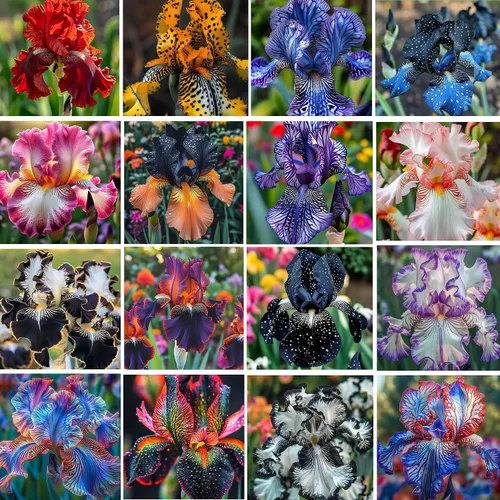 Vista 2 de 201+semillas de iris mixtas flor para plantar jardín al aire libre