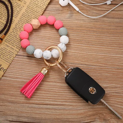 Vista 3 de Pulsera de llavero para mujer sin BPA