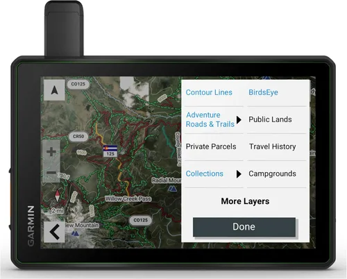 Vista 2 de Garmin Tread SxS, Navegador GPS, Pantalla Ultrabrillante, Topografía Precargada, Radio para Grupo de Montaje, Tecnología inReach