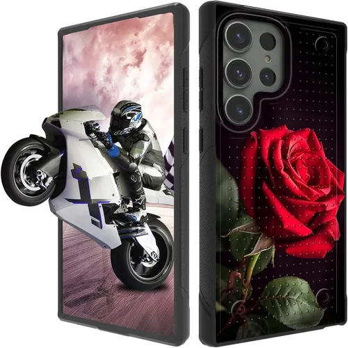 Vista 57 de Funda protectora resistente de doble capa para Samsung A14 5G (parte trasera con textura antideslizante), TPU suave a prueba de golpes, para Samsung