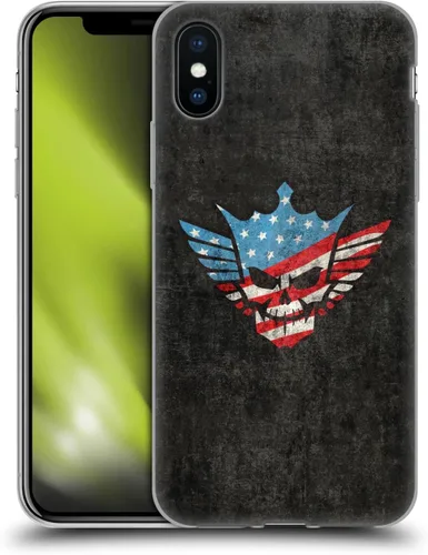 Vista 37 de Head Case Designs Funda de gel suave con licencia oficial de la WWE American Nightmare Flag Cody Rhodes Graphics compatible con Apple iPhone 7