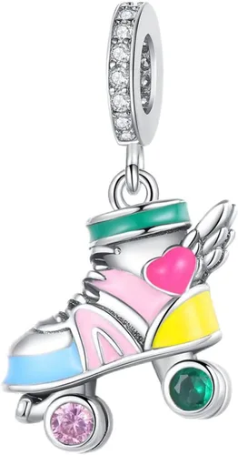 Vista 128 de Amufer S925 Charms for Women, compatible with Pandora Bracelets and Necklaces, Jewelry Gift