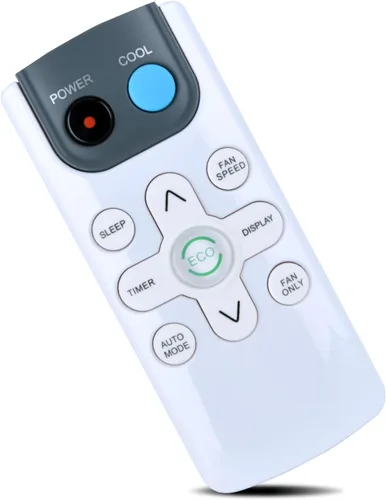 Vista 8 de ZWP 210901707 Control remoto de repuesto para aire acondicionado de ventana TCL W5W31-B W5W3M-B W5W3M-3 W6W32-B W8W91-B W10W91-B TAW05CRB19