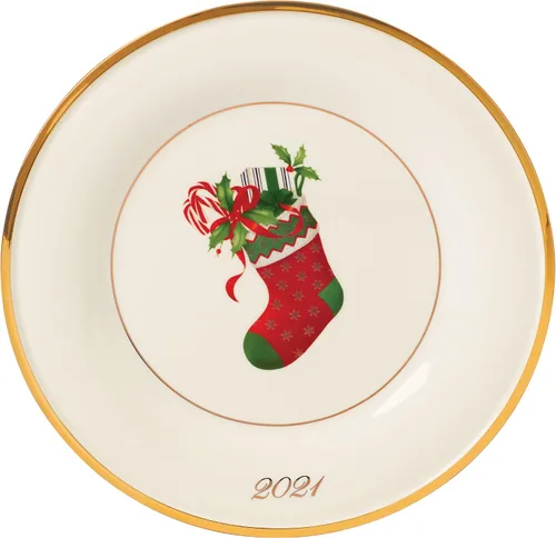 Vista 19 de Lenox Holiday - Juego navideño para postres de 12 piezas, 9.92, rojo y verde