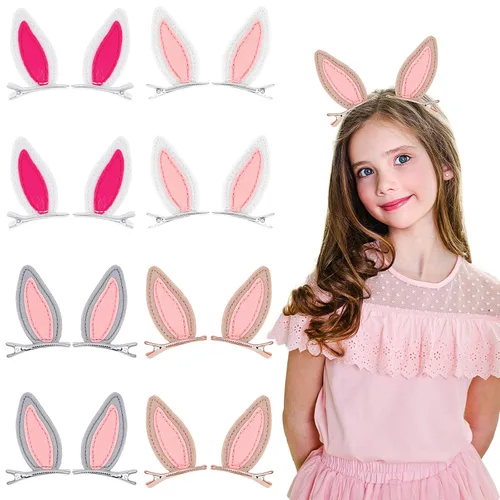 Vista 13 de 16 pinzas para el cabello con orejas de monstruo verdes, disfraz de Halloween