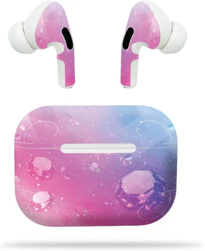 Vista 6 de MightySkins - Compatible con Apple Airpods Pro - Castle Unicorns, funda protectora de vinilo duradera y única, fácil de aplicar, quitar y cambiar
