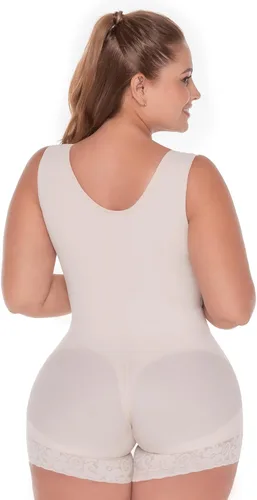 Vista 9 de FAJAS DISENOS D'PRADA Faja Colombiana 053 - Body de alta compresión para control de abdomen, ropa de compresión
