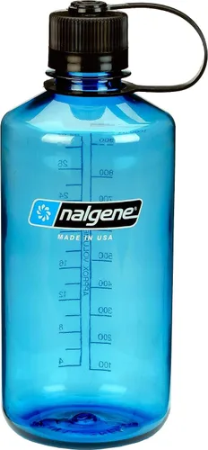 Vista 41 de Nalgene Botella de agua de boca estrecha de 16 onzas, amatista Slim Cup Holder Size, BPA-Free, Durable & Lightweight, Leak Sproof, Dishwasher