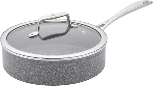 Vista 8 de ZWILLING Vitale - Sartén antiadherente de 1 cuarto de galón con tapa, utensilios de cocina de aluminio, sartén para cocinar todos los días