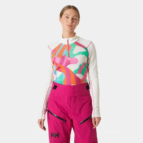 Vista 3 de Helly-Hansen LIFA Merino - Camisa de capa base con cremallera de 12 para mujer