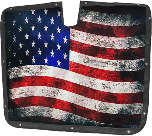 Vista 2 de Pantalla de malla para insectos Old Glory para Kenworth T680 (solo pantalla de errores)