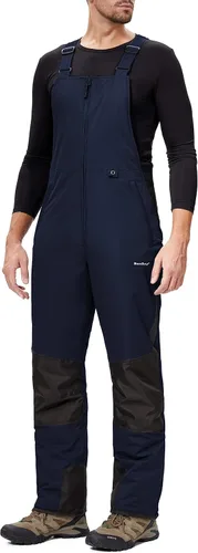 Vista 8 de BenBoy Pantalones de esquí para hombre, impermeables, softshell Negro