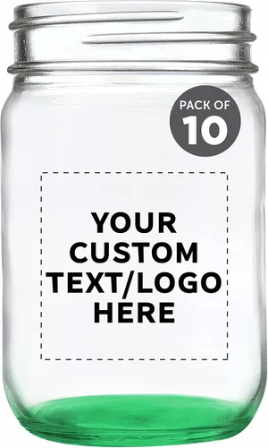 Vista 29 de DISCOUNT PROMOS Juego de 10 tarros de albañil decorativos, 12 onzas, texto personalizable, logotipo, enlatado, tapa de aluminio, color negro
