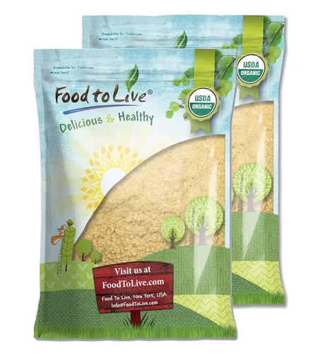 Vista 9 de Food to Live Harina de trigo KAMUT Khorasan orgánica, 1 libra - Polvo molido de piedra, 100% harina de grano entero, sin OMG, Kosher, a granel