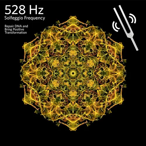 Vista 3 de Tuning Forks 528 Hz Diapason ponderado diapason diapason