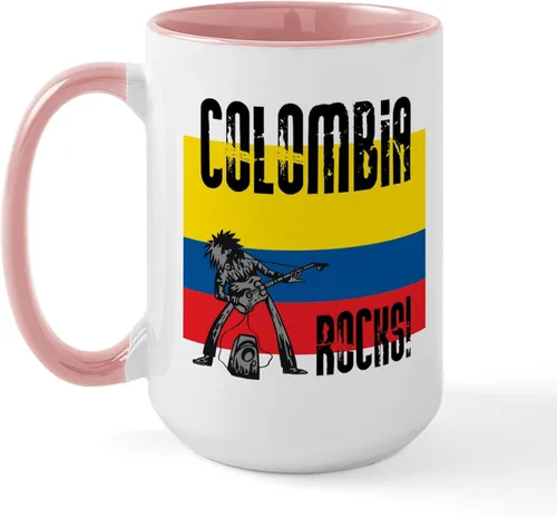 Vista 56 de CafePress - ITS COLOMBIA NOT COLUMBIA - FLAG Mugs - Coffee Mug, Large 15 oz. White Coffee Cup