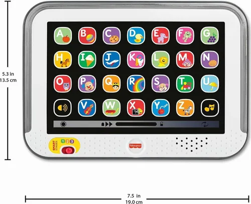 Vista 5 de Tablet Smart Laugh and Learn de Fisher-Price Laugh, gris