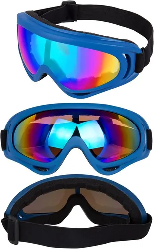 Vista 5 de LJDJ Ski Goggles, Pack of 4 Snow Snowboard Goggles, Motorcycle Goggles UV Protection Anti-fog for Men Women Kids