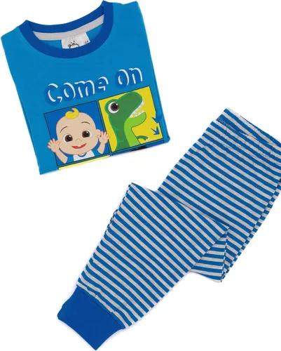 Vista 5 de Cocomelon Pijamas para niños Camiseta musical de manga larga para niños con pantalones pijamas Regalo de ropa de descanso para él
