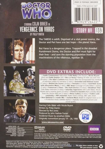 Vista 2 de Doctor Who Vengeance on Varos (Special Edition) (Story 139)