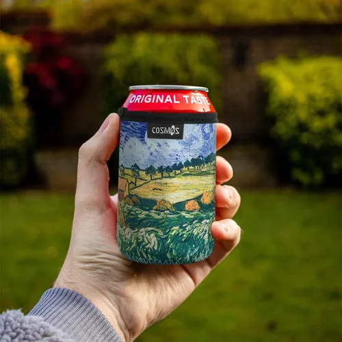 Vista 6 de CM Fundas aislantes de neopreno suave para latas de bebida y cerveza estándar de 12 onzas líquidas