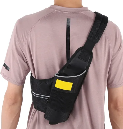Vista 6 de Bolsa de cilindro de oxígeno para buceo, transpirable, impermeable, 1L, correa de tanque de tela para buceo de 1 litro, cilindro de oxígeno