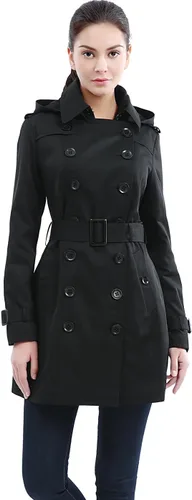 Vista 4 de BGSD Madison - Gabardina impermeable con capucha para mujer