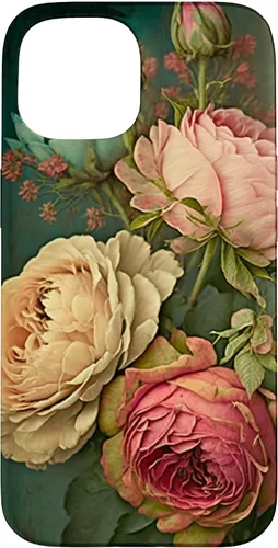 Vista 6 de Boho Shabby Chic Bohemian Roses Vintage Funda con diseño de flores y flores para iPhone 17