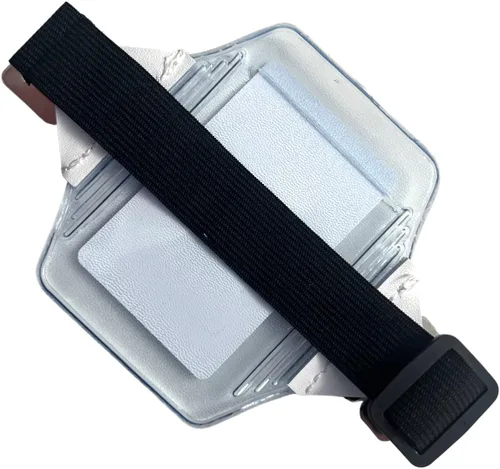 Vista 3 de Portavisor Resistente para Tarjeta de Combustible con Bolsillo de Vinilo Transparente - Accesorios para Camión y Automóvil para Interior - Licencia