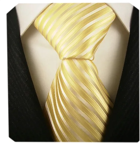 Vista 80 de Scott Allan - Corbatas de rayas para hombre - Corbata tejida para hombre