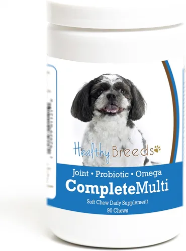 Vista 201 de Healthy Breeds Affenpinscher todo en uno multivitamínico suave masticable 60