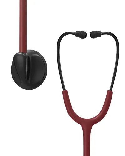 Vista 11 de Estetoscopio de una sola cabeza para médicos/enfermeras/estudiantes de escuela de enfermería, uso médico y doméstico con etiqueta de nombre de Tubo
