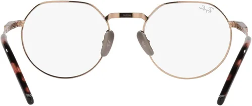 Vista 7 de Ray-Ban RX8265v Jack - Marcos redondos de titanio para gafas graduadas