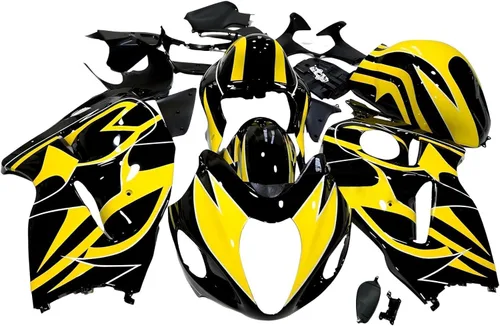 Vista 21 de Carenado completo azul mate para Suzuki 1997-2007 GSXR 1300 Hayabusa Gen1 inyección ABS plásticos posventa carrocería kit de carrocería 1998 1999