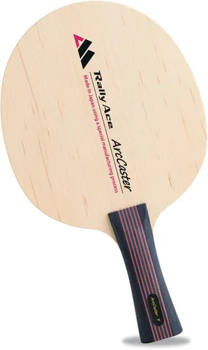 Vista 2 de Rally Ace FL/ST Table Tennis Racket, Made in Japan, Arc Caster, 5 Wood, Maple, CNF, Cellulose Nanofibers, Special
